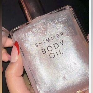 LOVESHACKFANCY vibe, Shimmer body oil.